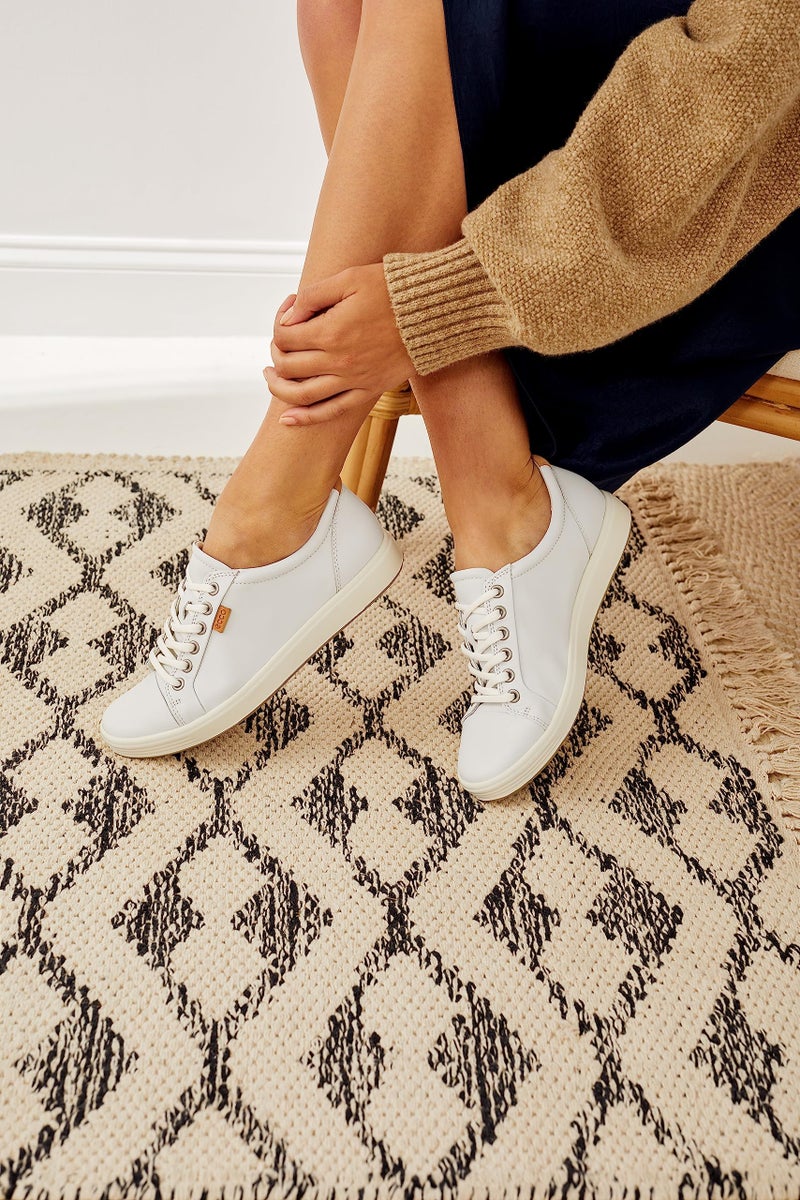Ecco Womens Soft VII Fashion Sneaker, White, 40 EU/9-9.5 M US - Image 3